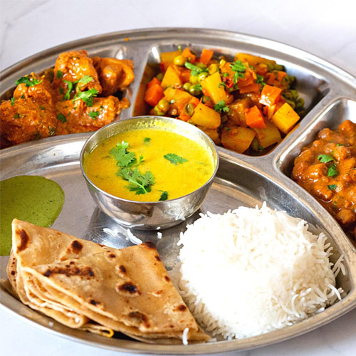 Chicken Curry Thali